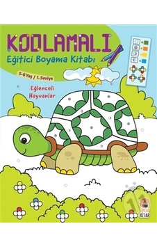 Kodlamalı Eğitici Boyama Kitabı - Eğlenceli Hayvanlar Kodlamalı Eğitici Boyama Kitabı - Eğlenceli Hayvanlar