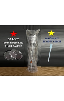 Fıratmed 90 MM Aseptik Steril Plastik Petri Kabı Kutu 50 Adet Fıratmed 90 MM Aseptik Steril Plastik Petri Kabı Kutu 50 Adet