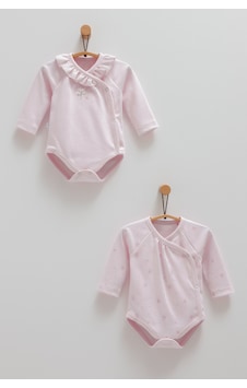 Caramell Cute Rabbıt Anvelop Uzun Kol İkili Body Lila Caramell Cute Rabbıt Anvelop Uzun Kol İkili Body Lila