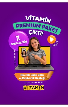 Vitamin 6 + 7. Sınıf Premium Paket - 7. Sınıf 8 Kitap Basılı Set + 6 Ve 7. Sınıf Dijital Platform + 30 Canlı Özel Ders Ve Rehberlik Koçluk Seti Lgs Altyapı Vitamin 6 + 7. Sınıf Premium Paket - 7. Sınıf 8 Kitap Basılı Set + 6 Ve 7. Sınıf Dijital Platform + 30 Canlı Özel Ders Ve Rehberlik Koçluk Seti Lgs Altyapı