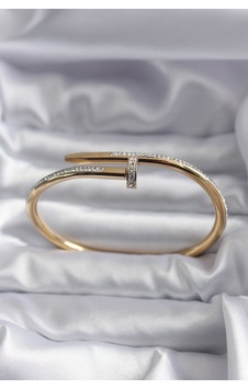 316l Çelik Gold Renk Çivi Model Zirkon Taş Detay Kadın Bileklik Tj-bb5646 Çok renkli 316l Çelik Gold Renk Çivi Model Zirkon Taş Detay Kadın Bileklik Tj-bb5646 Çok renkli