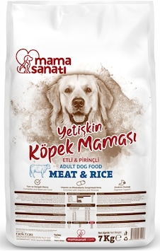 Mama Sanatı Etli & Pirinçli Yetişkin Köpek Maması 7 KG