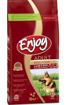 Enjoy Kuzu Etli ve Pirinçli Yetişkin Köpek Maması 10 KG Enjoy Kuzu Etli ve Pirinçli Yetişkin Köpek Maması 10 KG