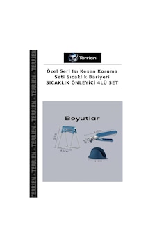 Özel Seri Isı Kesen Koruma Seti Sıcaklık Bariyeri Sıcaklık Önleyici 4lü Set Özel Seri Isı Kesen Koruma Seti Sıcaklık Bariyeri Sıcaklık Önleyici 4lü Set
