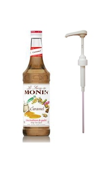 Monin Karamel 700ml Şurup + Monin Şurup Pompası