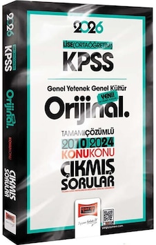 Yargı 2026 Kpss Lise Ortaöğretim Gy-gk Orijinal 2010-2024 Konu Konu Çıkmış Sorular