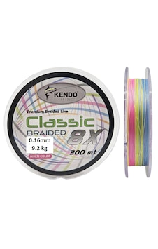 Kendo Classic 8x 0.16mm 300m Multicolor Örgü İp Misina Kendo Classic 8x 0.16mm 300m Multicolor Örgü İp Misina