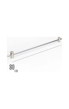 80 Cm Metalik Gri Rustik 1 Adet Briz Çubuk 2 Adet Başlık 80 Cm Metalik Gri Rustik 1 Adet Briz Çubuk 2 Adet Başlık