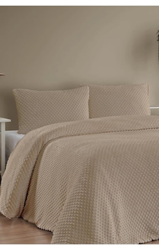 Merinos Velora Tomurcuk Çift Kişilik Comforter Set Camel Krem Merinos Velora Tomurcuk Çift Kişilik Comforter Set Camel Krem