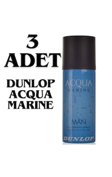 Dunlop Acqua Marine Erkek Sprey Deodorant 3 X 150 Ml Dunlop Acqua Marine Erkek Sprey Deodorant 3 X 150 Ml
