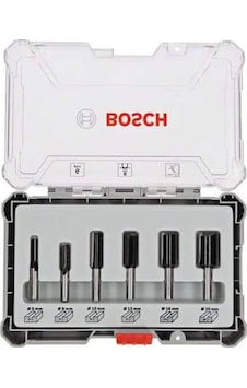 Bosch Pro Freze Seti 6'Lı Düz 6Mm Şaftlı Bosch Pro Freze Seti 6'Lı Düz 6Mm Şaftlı