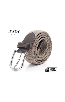 Dwoy Elastik Örgü Kemer Bej-938 Dwoy Elastik Örgü Kemer Bej-938
