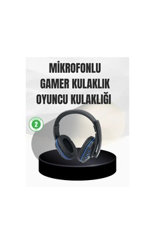 Stereo Oyun Kulaklığı Güçlü Bas, Mikrofonlu Konforlu Tasarım Stereo Oyun Kulaklığı Güçlü Bas, Mikrofonlu Konforlu Tasarım
