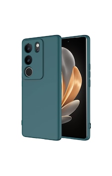 Zore Vivo V29 5g Kılıf Omsy Mara Lansman Kapak - Koyu Yeşil Zore Vivo V29 5g Kılıf Omsy Mara Lansman Kapak - Koyu Yeşil