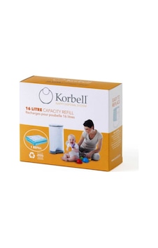 Korbell 495 Adet Kirli Bebek Bezi Kapasiteli Çöp Poşeti Korbell 495 Adet Kirli Bebek Bezi Kapasiteli Çöp Poşeti