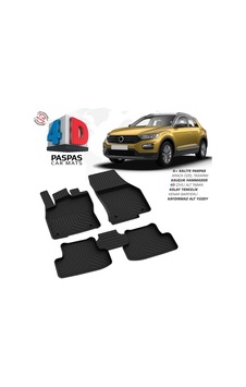 Vw T-roc 4d Araca Özel Havuzlu Havuzlu Kauçuk Paspas 2019 Üzeri