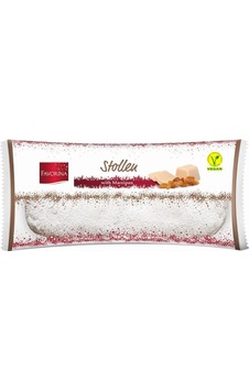 Favorina Stollen with Marzipan Vegan 750 G Favorina Stollen with Marzipan Vegan 750 G