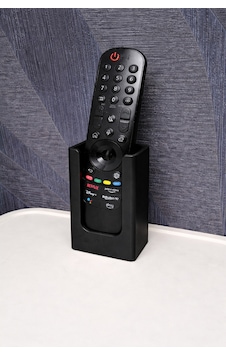 Duvara Monte Kumanda Tutacağı 5,5x3 Cm İç Ölçü -2 Adet-yapışkanlı Tv, Klima Kumandası Aparatı. Siyah - 825421921 Siyah