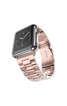 Bipower Apple Watch Uyumlu 42-44mm Krd16 Metal Kordon Pembe Bipower Apple Watch Uyumlu 42-44mm Krd16 Metal Kordon Pembe