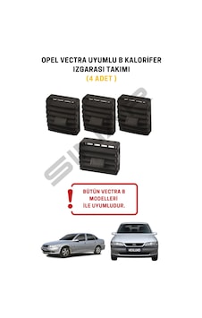 Opel Vectra B Kalorifer Havalandırma Izgarası Takımı Siyah 4 Adet Opel Vectra B Kalorifer Havalandırma Izgarası Takımı Siyah 4 Adet