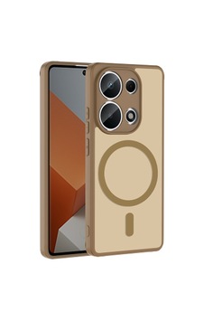 Xiaomi Redmi Note 13 Pro 4g Kılıf M-safe Şarj Özellikli Zore Babet Kapak Xiaomi Redmi Note 13 Pro 4g Zore - Kahverengi Xiaomi Redmi Note 13 Pro 4g Kılıf M-safe Şarj Özellikli Zore Babet Kapak Xiaomi Redmi Note 13 Pro 4g Zore - Kahverengi