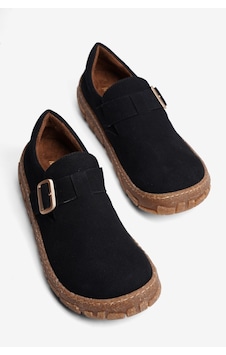 Mubiano Kadın Süet Loafer Toka Detaylı Krep Tabanlı Ayakkabı Cleo Siyah Mubiano Kadın Süet Loafer Toka Detaylı Krep Tabanlı Ayakkabı Cleo Siyah