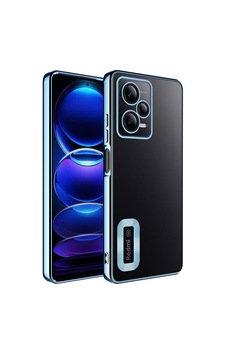Xiaomi Redmi Note 12 Pro 5g Kılıf Kamera Korumalı Logo Gösteren Zore Omega Kapak Sierra Mavi Xiaomi Redmi Note 12 Pro 5g Kılıf Kamera Korumalı Logo Gösteren Zore Omega Kapak Sierra Mavi