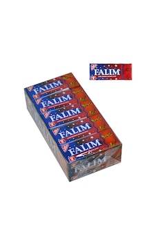 Falım Şekersiz Sakız Çilek Aromalı 5 Li 7 G X 20 Adet Falım Şekersiz Sakız Çilek Aromalı 5 Li 7 G X 20 Adet