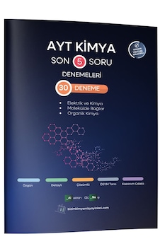 Alaittin Güneş Ayt Kimya Son 5 Soru Denemeleri 30 Deneme Alaittin Güneş Ayt Kimya Son 5 Soru Denemeleri 30 Deneme