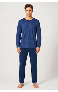 Gd Goldoremi Premium Erkek Büyük Beden Rahat Kalıp %100 Pamuklu Desenli Uzun Kollu Pijama Takım Lacivert Gd Goldoremi Premium Erkek Büyük Beden Rahat Kalıp %100 Pamuklu Desenli Uzun Kollu Pijama Takım Lacivert