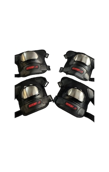 Gear5 Dizlik Ve Dirseklik Takımı Metal Kısa Dz5 Siyah