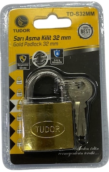Ennalbur Tudor 32 Mm Sarı Asma Kilit