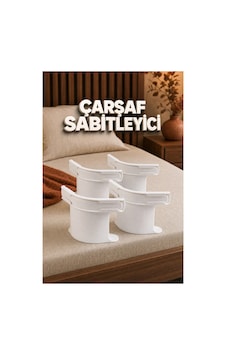 4'lü Çarşaf Sabitleme Aparatı Nevresim Tutucu Yatak Kenarı Pratik Set