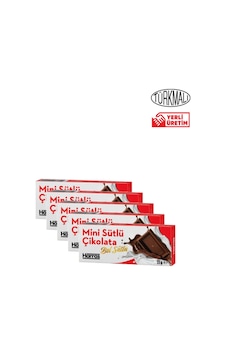 Mini Sütlü Çikolata 33gr X 5 Paket Mini Sütlü Çikolata 33gr X 5 Paket