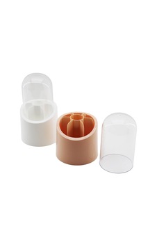 Elis 7 Bölmeli Kapsül Organizer Plastik Hazne - Kristal Mika Fanu Çok Renkli Elis 7 Bölmeli Kapsül Organizer Plastik Hazne - Kristal Mika Fanu Çok Renkli