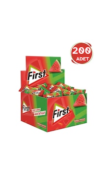 First Karpuz Aromalı Sakız 200 X 1,7g First Karpuz Aromalı Sakız 200 X 1,7g