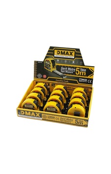 Dmax Dmx-4746 Çelik Şerit Metre 5m X 19mm- 12'li Paket Diğer Dmax Dmx-4746 Çelik Şerit Metre 5m X 19mm- 12'li Paket Diğer