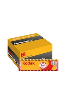 Kodak Çinko Karbon 120 Adet Aa Shrink Kalem Pil 8+4 Lü Paket X 10 Ad. Kodak Çinko Karbon 120 Adet Aa Shrink Kalem Pil 8+4 Lü Paket X 10 Ad.