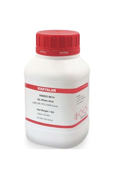 Kimyalab DL-Malic E296 Asit 1 KG Kimyalab DL-Malic E296 Asit 1 KG