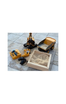 Alpmodel Uzaktan Kumandalı Sarjlı 2.4 Ghz Metal Uçlu Eksvatör Damperli Kamyon 1 Kg Talaş Ahşap Kaplı 4'lü Şantiye Seti Sarı Alpmodel Uzaktan Kumandalı Sarjlı 2.4 Ghz Metal Uçlu Eksvatör Damperli Kamyon 1 Kg Talaş Ahşap Kaplı 4'lü Şantiye Seti Sarı