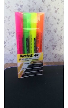 Fosforlu Kalem 4 Lü Set Karışık