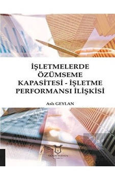 İşletmelerde Özümseme Kapasitesi - İşletme Performansı İlişkisi İşletmelerde Özümseme Kapasitesi - İşletme Performansı İlişkisi