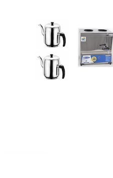 Platin 19 Litre Elektrikli Pleytsiz Çay Kazanı & Kahveci Kazanı & Kahve Ve Çay Ocağı Inox-demlik li