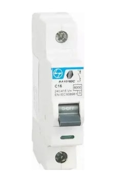 Lauritz Knudsen, BA10160C-16A, 6kA, C, 1P MCB, Otomatik sigorta Lauritz Knudsen, BA10160C-16A, 6kA, C, 1P MCB, Otomatik sigorta