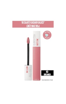 Maybelline New York Super Stay Matte Ink Likit Ruj 10 Dream