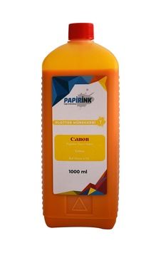 Papirink Canon Uyumlu Plotter Mürekkebi 1000 gr Pigment Yellow Papirink Canon Uyumlu Plotter Mürekkebi 1000 gr Pigment Yellow
