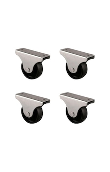 Teker Furç Sabit 38mm Siyah 4 Adet 007 Teker Furç Sabit 38mm Siyah 4 Adet 007