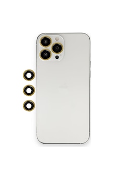 İphone 12 Pro Shine Kamera Lens - Gold