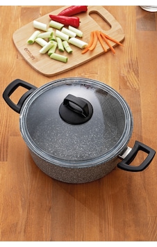Emsan Titanium Granit Derin Tencere 16 CM Emsan Titanium Granit Derin Tencere 16 CM