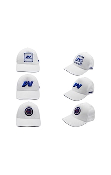 Wily Wear Sandviç Siperli Şapka Beyaz Çok Renkli Wily Wear Sandviç Siperli Şapka Beyaz Çok Renkli